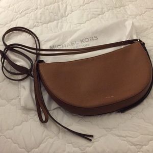 Michael Kors Tan Leather Shoulder Bag